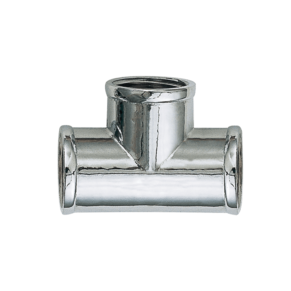 T Jackwal 1/2&quot; En Laton Cromado 003.070