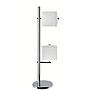 Portapapel de Baño Vertical con Reserva Jackwal Flat 55 Cm. 009.360